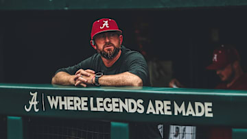Alabama baseball coach Rob Vaughn.