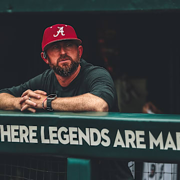Alabama baseball coach Rob Vaughn.