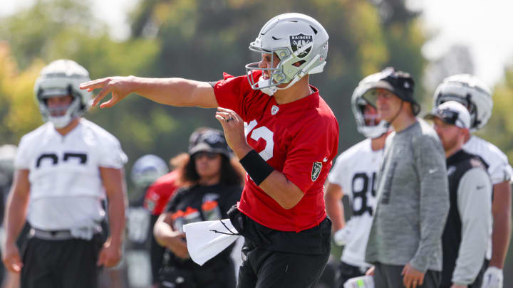 Las Vegas Raiders QB Aidan O'Connell