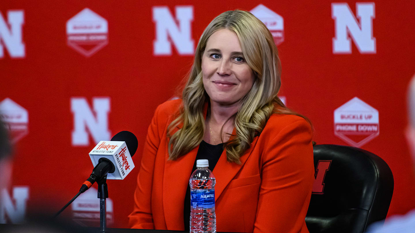 New Nebraska Volleyball Coach Busboom Kelly Lights Cornhusker State Games Cauldron