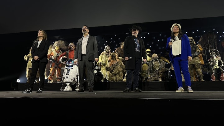 Lucasfilm president Kathleen Kennedy confirmed new films from James Mangold, Dave Filoni, and Sharmeen Obaid-Chinoy at Star Wars Celebration 2023