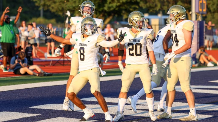 Cathedral senior wide receiver Devaughn Slaughter