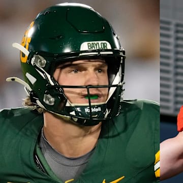 QBs Sawyer Robertson (left) and Jackson Arnold