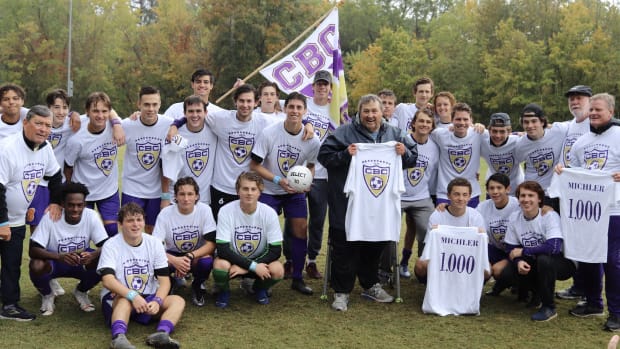 CBC boys soccer coach Terry Michler won his 1,000th game in 2019