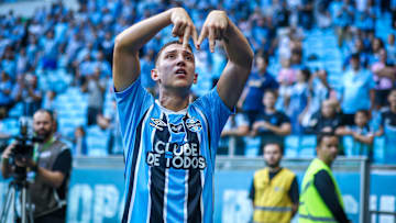 Camisa 11 do Grêmio, Monsalve balançou a rede na estreia dele como titular em 2026 Camisa 11 do Grêmio, Monsalve balançou a rede na estreia dele como titular em 2026