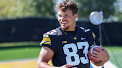 Iowa TE Erick All Jr. (Photo: Rob Howe/HN) 