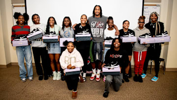 Just in time for the start of their '25-'26 season, the Wagner girls basketball team received a timely gift from San Antonio guard, Devin Vassell. 