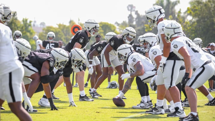 Las Vegas Raiders at Training Camp in Costa Mesa