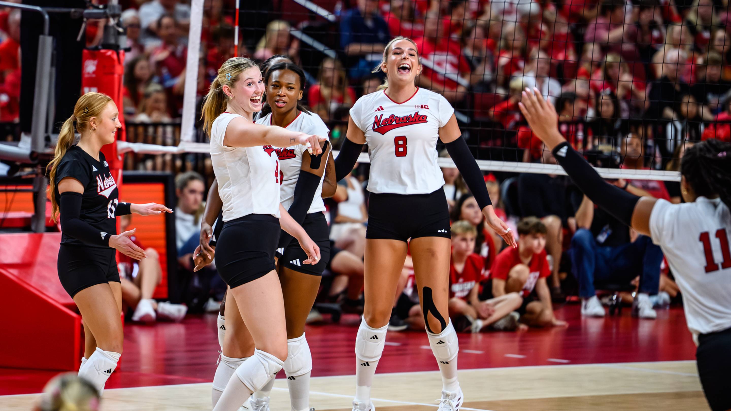 Gallery: Red Team Gets Advantage Over White In Nebraska Volleyball's Annual Red/White Scrimmage
