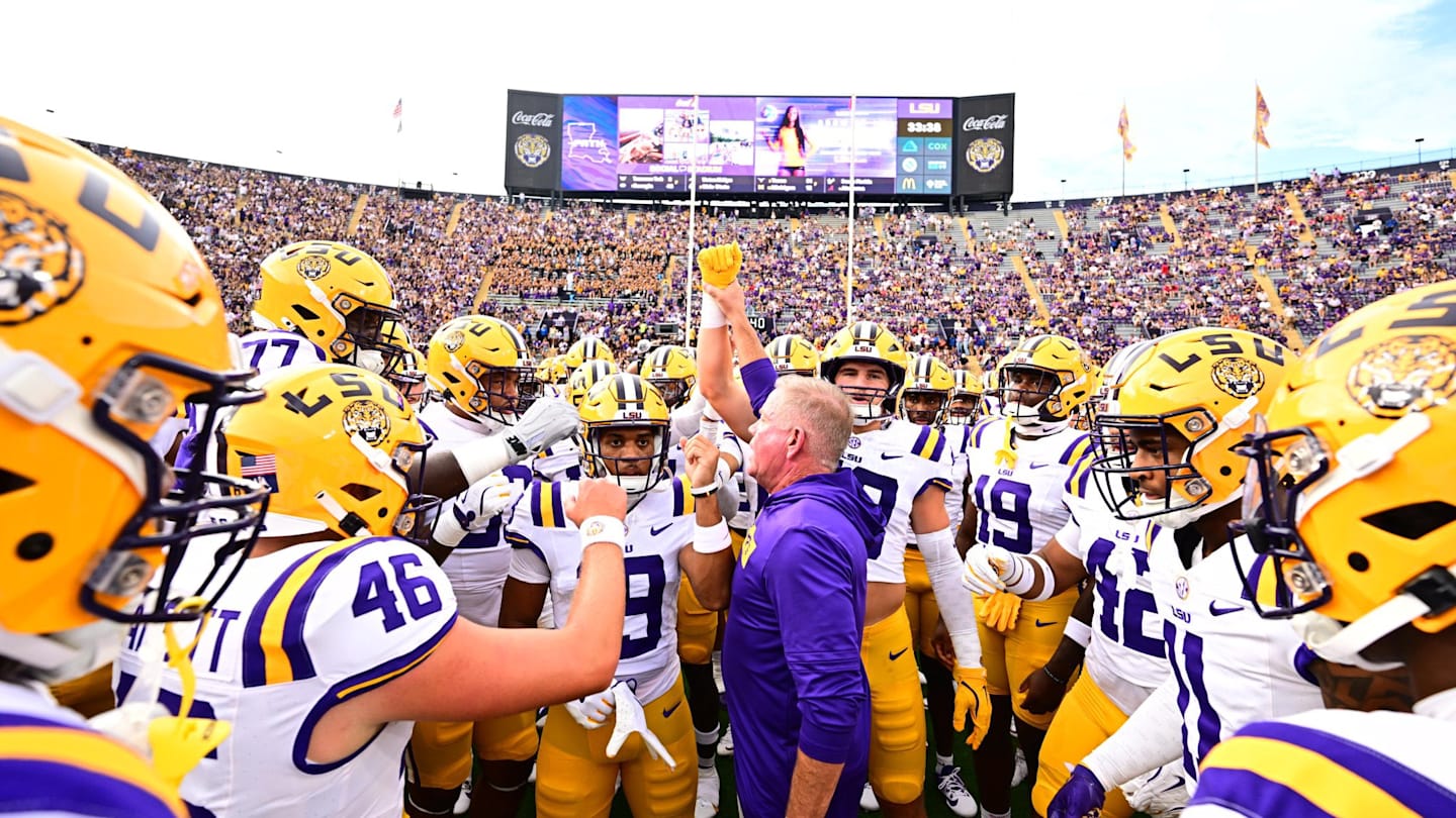 How to Watch LSU Tigers vs. South Alabama in Week 5 Matchup