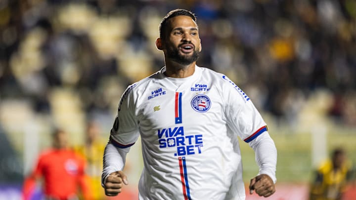 Willian José em The Strongest x Bahia pela 2ª fase da CONMEBOL Libertadores 2025