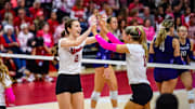 Nebraska setter Bergen Reilly (2) has the Husker offense hitting at a nation-leading .339 hitting percentage entering the weekend.