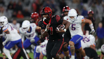 San Diego State Aztecs running back Lucky Sutton (7).
