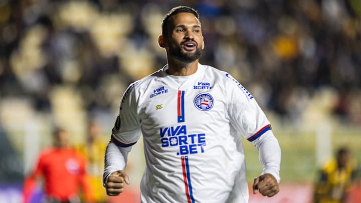 Willian José em The Strongest x Bahia pela 2ª fase da CONMEBOL Libertadores 2025