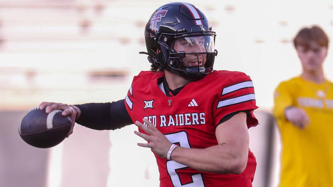 Brendan Sorsby looks to throw during the Texas Tech football team's spring game, Friday, April 17, 2026, at Jones AT&T Stadium. Brendan Sorsby looks to throw during the Texas Tech football team's spring game, Friday, April 17, 2026, at Jones AT&T Stadium.