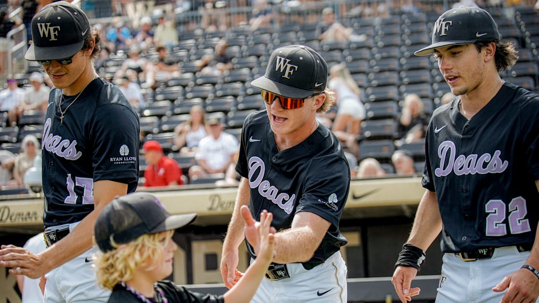 Wake Forest baseball team prepares to take on NC State in game two of the series 