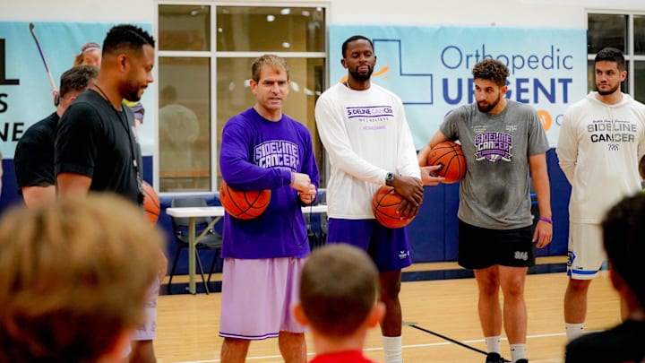 For the past 11 years, Coach Clapper's "We Believe Clinic" has benefitted the work done by the Sideline Cancer organization's battle against pancreatic cancer. For the past 11 years, Coach Clapper's "We Believe Clinic" has benefitted the work done by the Sideline Cancer organization's battle against pancreatic cancer.