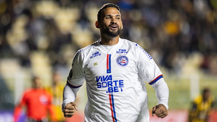 Willian José em The Strongest x Bahia pela 2ª fase da CONMEBOL Libertadores 2025