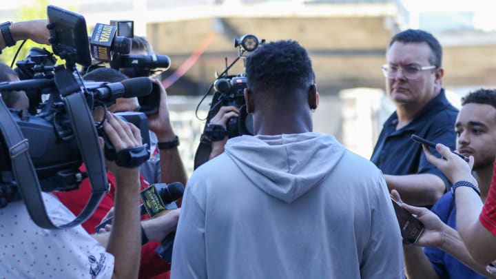 Iowa LB Jay Higgins (Photo: Rob Howe/HN) 