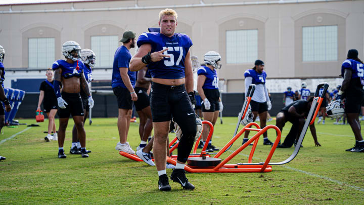 Johnny Hodges, one of the newly named 2024 captains for TCU