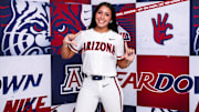 Eloisa Maes, a 2027 recruit, announced her commitment to play collegiate softball at the University of Arizona.