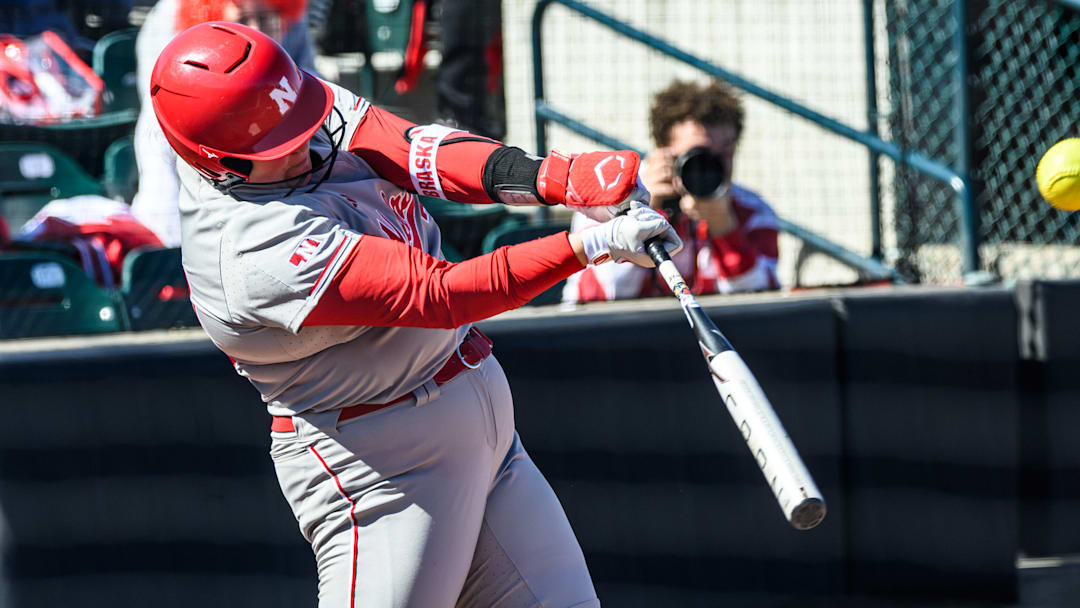 Emmerson Cope hit a home run in the 2026 Big Ten Tournament against Michigan on Thursday, May 6.
