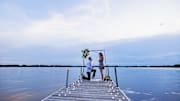 Parker Fox and Taylor Heise's engagement photo