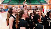 The Wake Forest Women's Basketball team celebrates after defeating Illinois State on Friday afternoon in the Puerto Rico Shootout.
