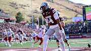 Montana wide receiver Korbin Hendrix (14)