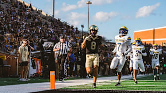 Wake Forest wide receiver Carlos Hernandez had 197 receiving yards on five catches and two touchdowns in the win over Delaware. The 93-yard catch for his 2nd touchdown of the day was the longest in school history. 