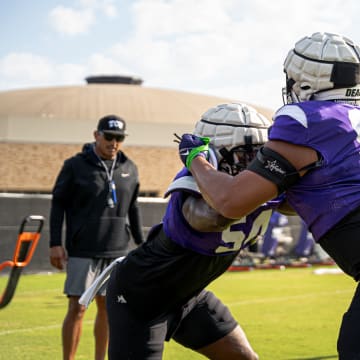 TCU Fall Camp Practice 8/4