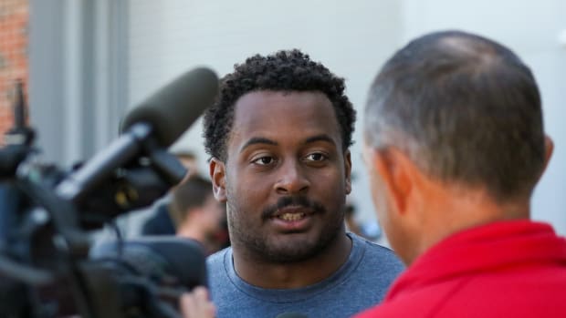 Iowa LB Nick Jackson (Photo: Rob Howe/HN) 