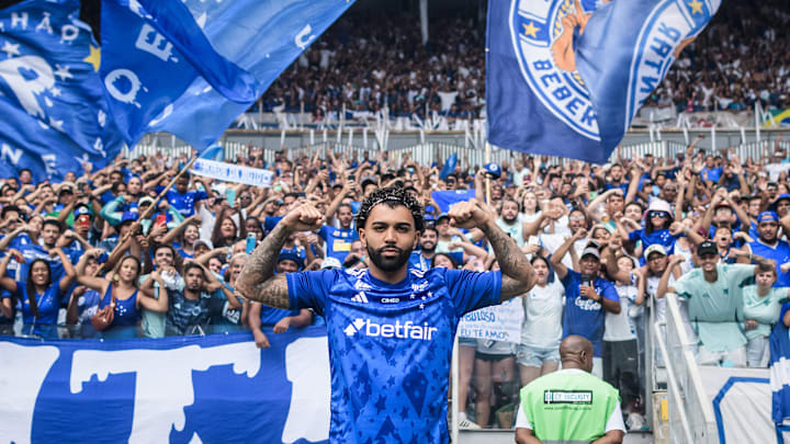 Gabigol, atacante do Cruzeiro em 2025