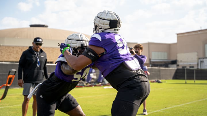 TCU Fall Camp Practice 8/4