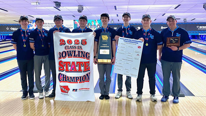 The Lewis Central boys bowling team captured the Class 2A team title on Monday.