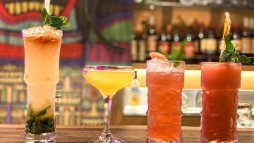 Cocktails at Pesky Parrot, on board Utopia of the Seas