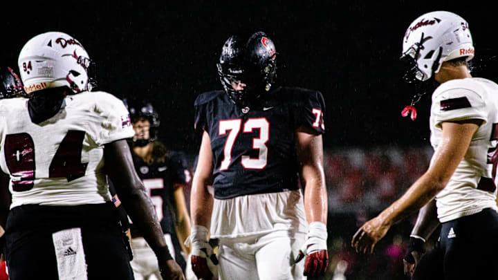 Alabama Football Offensive Lineman Commit Mal Waldrep (73)