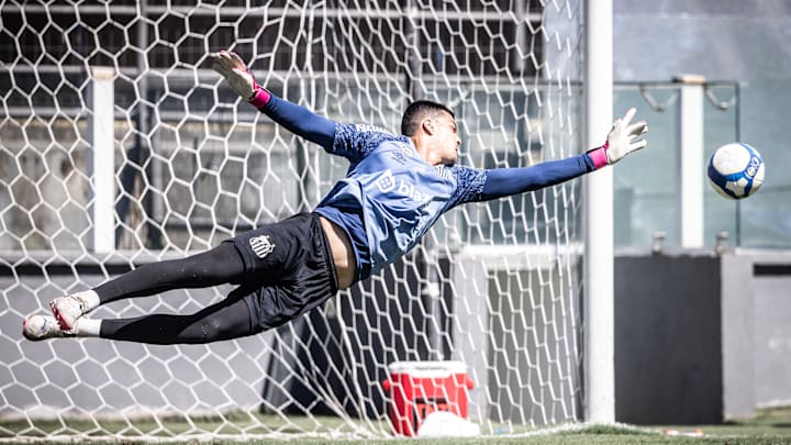 Gabriel Brazão, goleiro do Santos