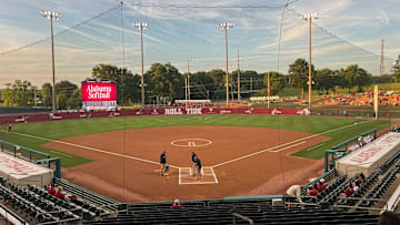 Rhoads Stadium prior to Alabama softball's matchup with Mizzou on April 26