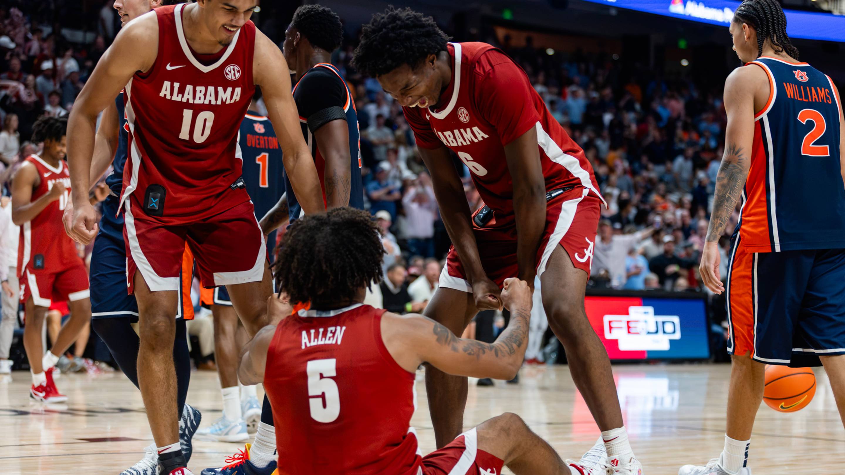 Alabama Edges Auburn 87-85 in Thrilling Exhibition at Legacy Arena