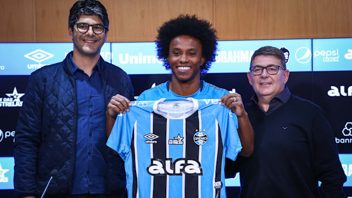 Willian pode estrear hoje no Grêmio Willian pode estrear hoje no Grêmio