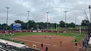 Rhoads Stadium in Tuscaloosa, Alabama before the NCAA tournament matchup between No. 15 Alabama and Virginia Tech