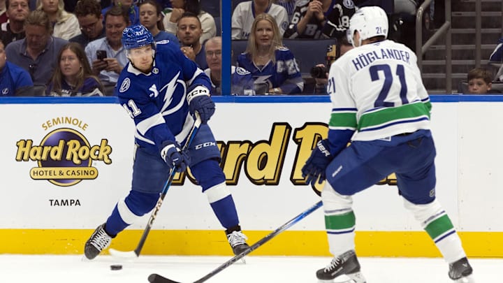 Bet the OVER in the NHL showdown between the Tampa Bay Lightning and Vancouver Canucks.