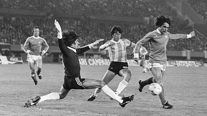 Bernard Lacombe, Daniel Passarella, Dominique Rocheteau, Ubaldo Fillol