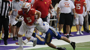 Kuemper Catholic scored a win in the Class 2A semifinals of the Iowa high school football playoffs.