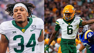 Baylor WRs Josh Cameron (left) and Ashtyn Hawkins (right)