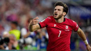 Khvicha Kvaratskhelia, star de la Géorgie.