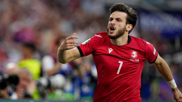 Khvicha Kvaratskhelia, star de la Géorgie.