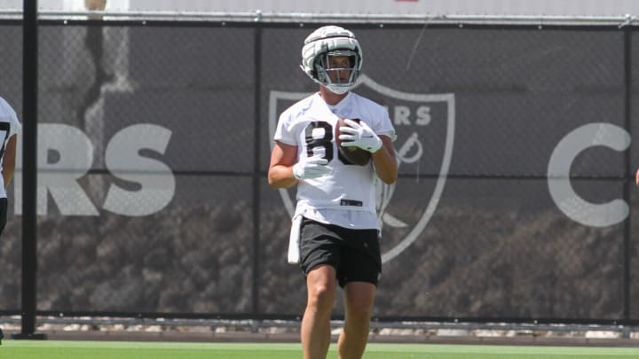 Las Vegas Raiders TE Brock Bowers from OTAs