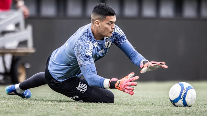 Gabriel Brazão, goleiro do Santos